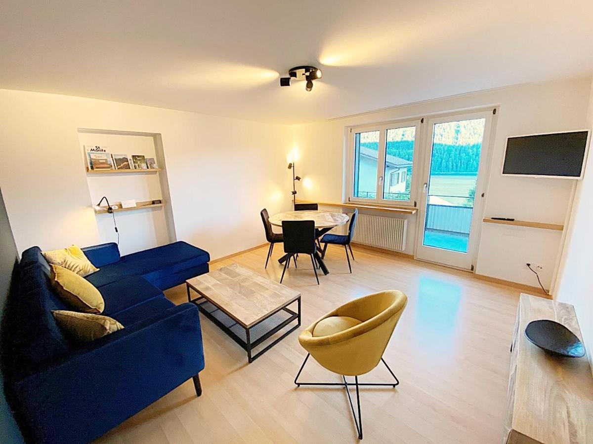 70M2 Mit Seeblick, Balkon, Serlas, Parkplatz - S11,1 St. Moritz Kültér fotó